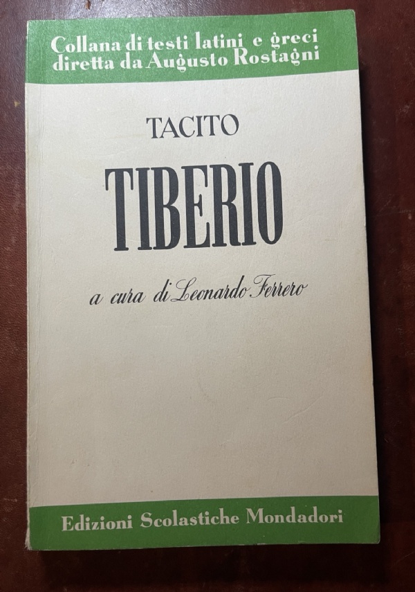 Tacito � La Germania | Ed. Scolastiche Mondadori | Latino testo a fronte | Vintage di 