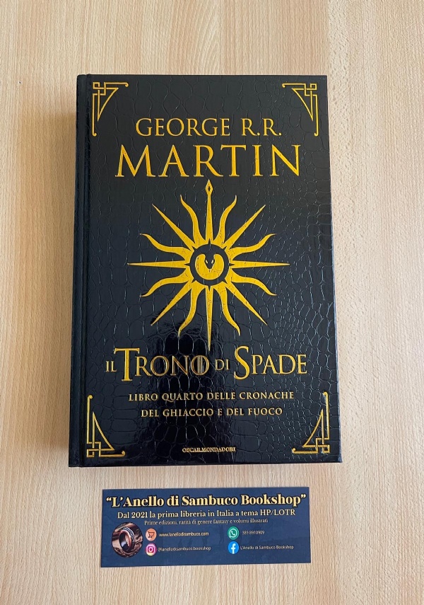 Il trono di spade libro primo edizione deluxe pelle di drago di 