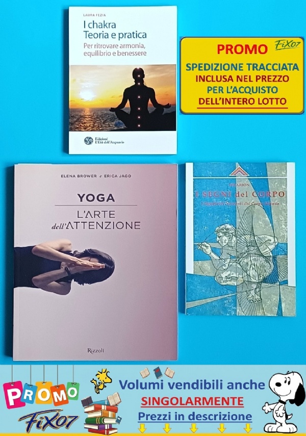 LOTTO 3 libri - Risveglia i chakra - Yoga dinamico facile - Guarire con lo yoga della medicina energetica di 