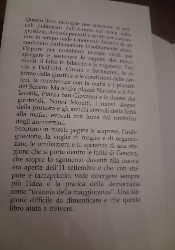 la legge sono io. Cronaca di vita repubblicana nell’Italia di Berlusconi, l’anno dei girotondi di Nando Dalla Chiesa
