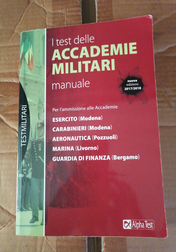I test delle accademie militari eserciziario di 