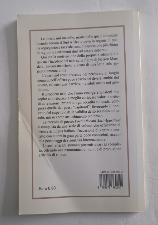 POETI AFRICANI ANTI-APARTHEID 4 Gabon Guinea Conakry Madagascar Ciad Zaire di Aa. Vv.