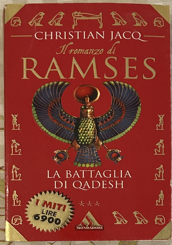 LA BATTAGLIA DI QADESH. IL ROMANZO DI RAMSES (VOL. 3) di CHRISTIAN JACQ