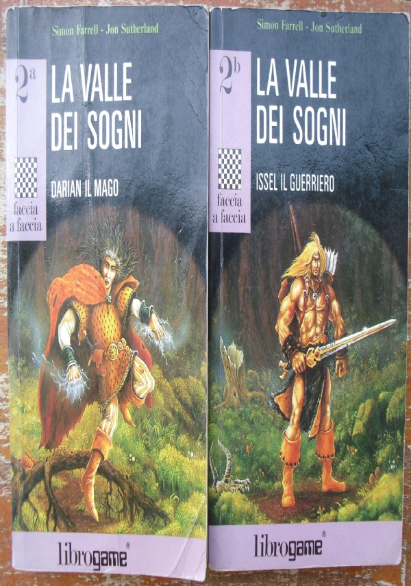 Faccia a Faccia 1 Sfida per il trono Libro del mago e del guerriero - 2 librogame libri game fantasy ragazzi avventura COFANETTO PRIMA EDIZIONE di 
