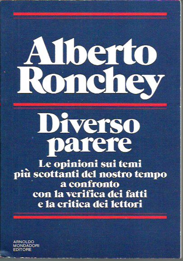 DIVERSO PARERE di ALBERTO RONCHEY