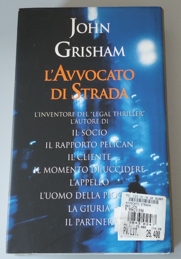 L’avvocato di strada di Grisham John