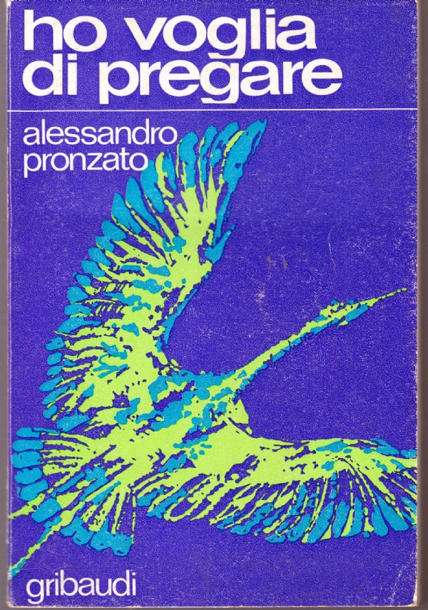 HO VOGLIA DI PREGARE di ALESSANDRO PRONZATO