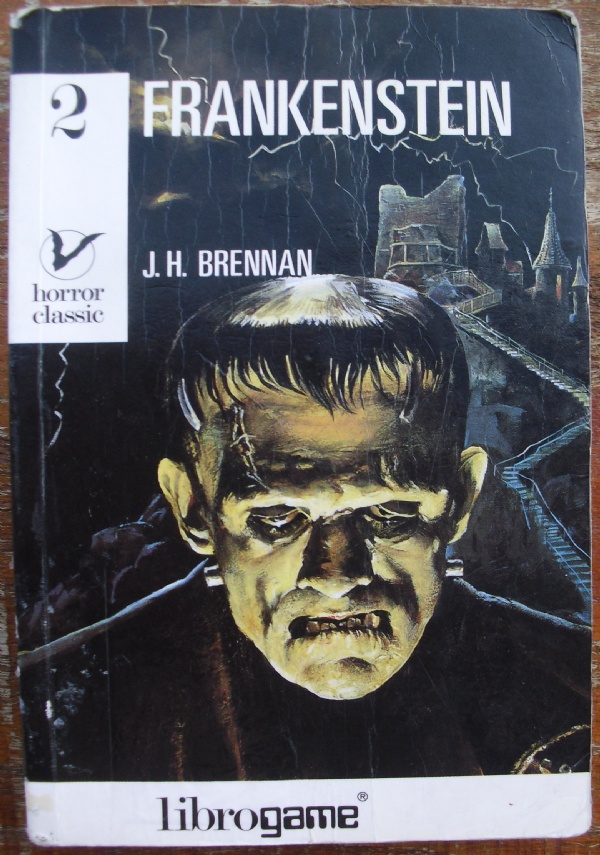 HORROR CLASSIC 2 FRANKENSTEIN LIBRO GAME FANTASY RAGAZZI PRIMA RISTAMPA di J.H. BRENNAN