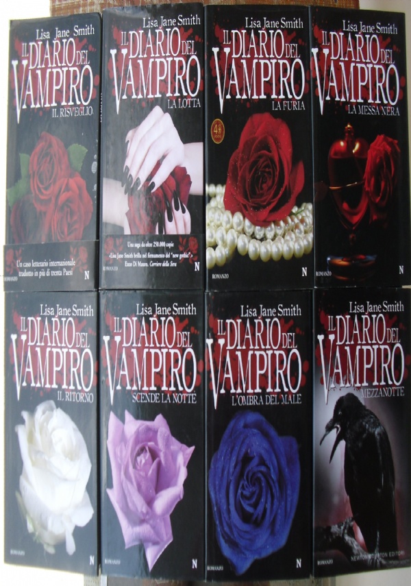 I diari delle streghe La setta dei vampiri lotto 4 libri horror: L&rsquo;iniziazione, Il potere, Il segreto, L&rsquo;incantesimo SERIE NON COMPLETE di 