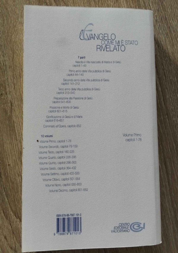 L’Evangelo come mi è stato rivelato vol 1 di Maria Valtorta