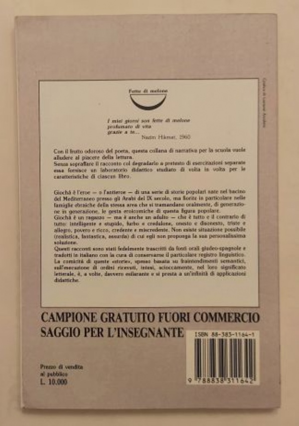 STORIE DI GIOCHA’. RACCONTI POPOLARI MEDITERRANEI di Matilde Cohen Sarano