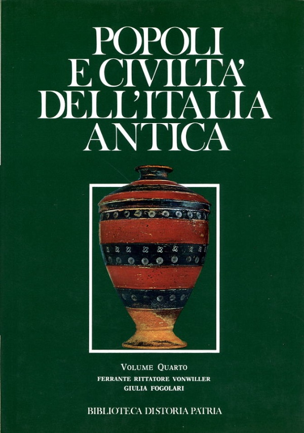POPOLI E CIVILTA� DELL�ITALIA ANTICA VOL.1 di 