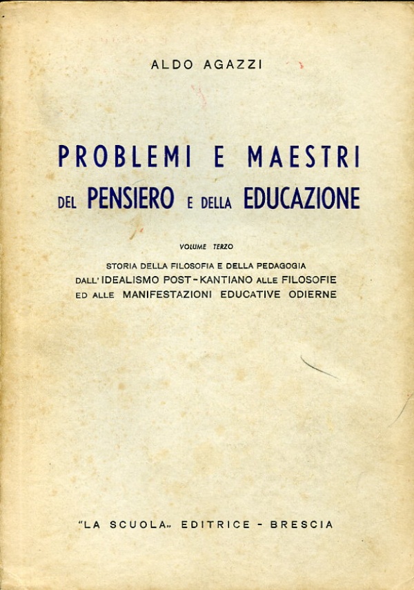 CORSO DI PEDAGOGIA - VOL.3 La Didattica, 2^ ED. 3^ RIST. di 