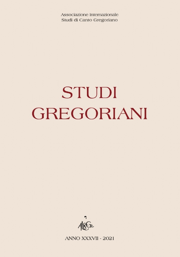STUDI GREGORIANI - ANNO XXXVII - 2021 di AA.VV.