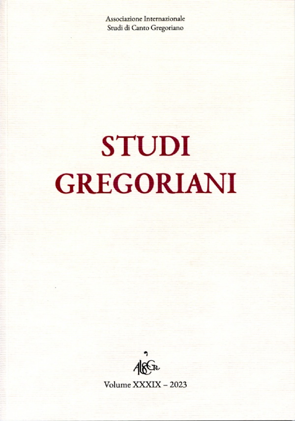 STUDI GREGORIANI - ANNO XXXIX - 2023 di AA.VV.