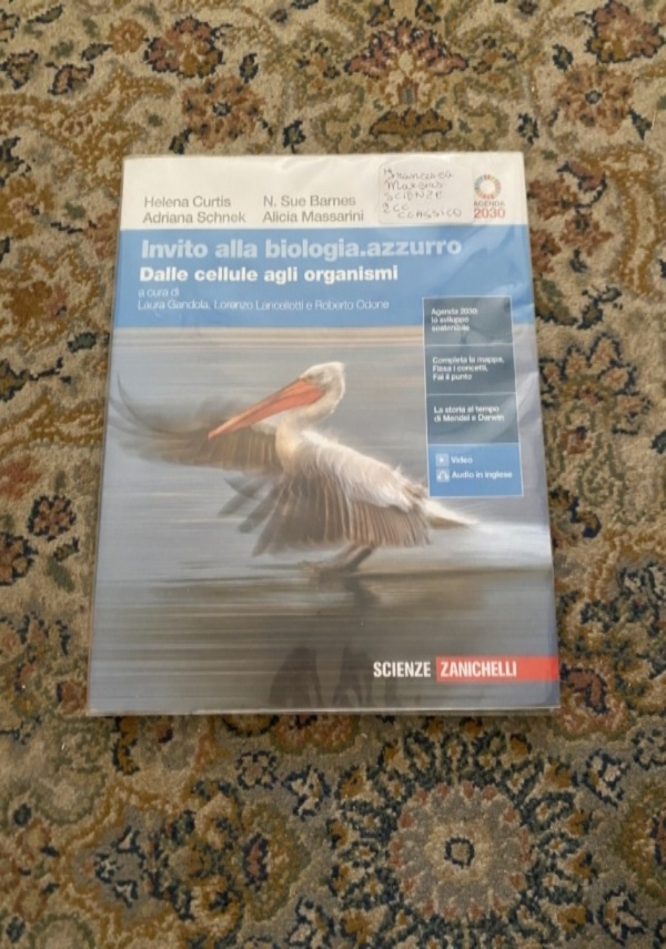 INVITO ALLA BIOLOGIA. AZZURRO DALLE CELLULE AGLI ORGANISMI di HELENA CURTIS, ADRIANA SCHNEK, N.SUE BARNES, ALICIA MASSARINI