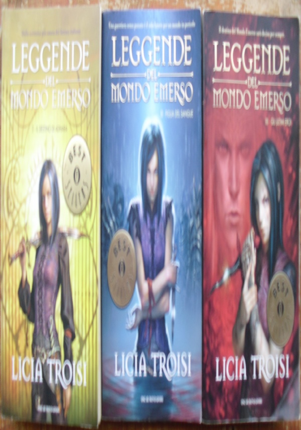 Le guerre del mondo emerso - lotto 3 libri fantasy trilogia: La setta degli assassini, Le due guerriere, Un nuovo regno SERIE COMPLETA di 