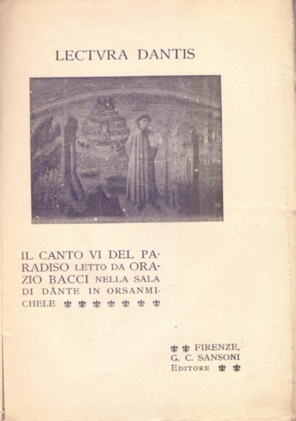 Il Canto XI dell&rsquo;Inferno letto da Orazio Bacci di 