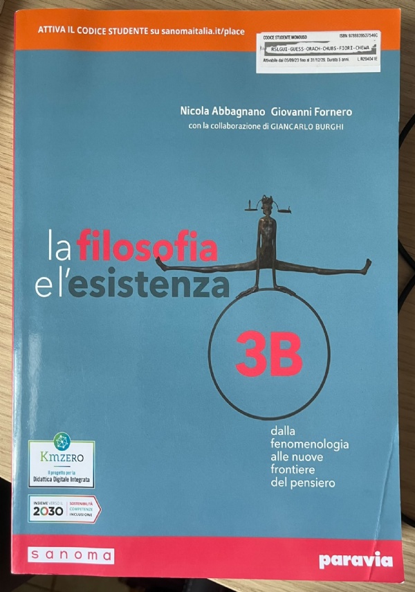 La filosofia e l�esistenza 2B - dall�Illuminismo a Hegel di 