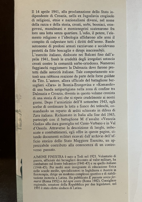 Dal fronte Jugoslavo alla Val D’Ossola di Ajome Finestra