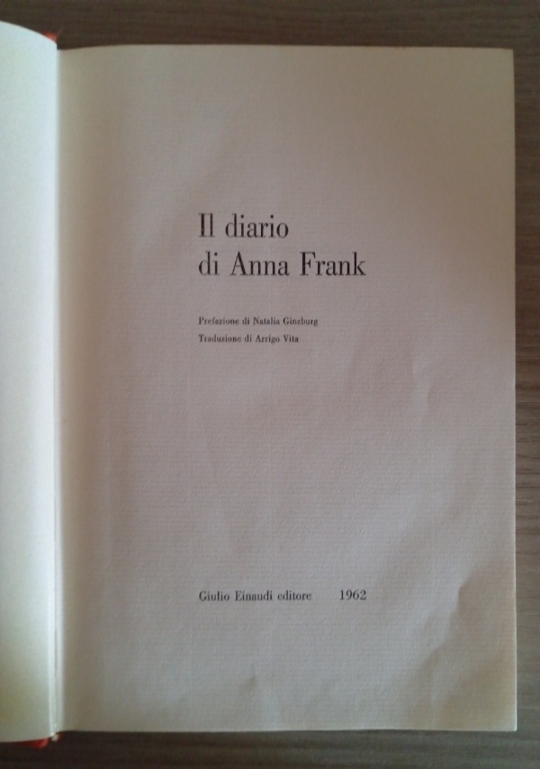 IL DIARIO DI ANNA FRANK di A. FRANK