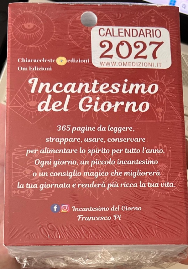Calendario dei Saggi 2027 di 