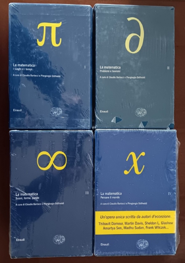 LA MATEMATICA - OPERA COMPLETA IN 4 VOLUMI di CLAUDIO BARTOCCI, PIERGIORGIO ODIFREDDI