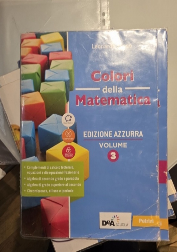 Colori della matematica edizione Azzurra volume 4 di 