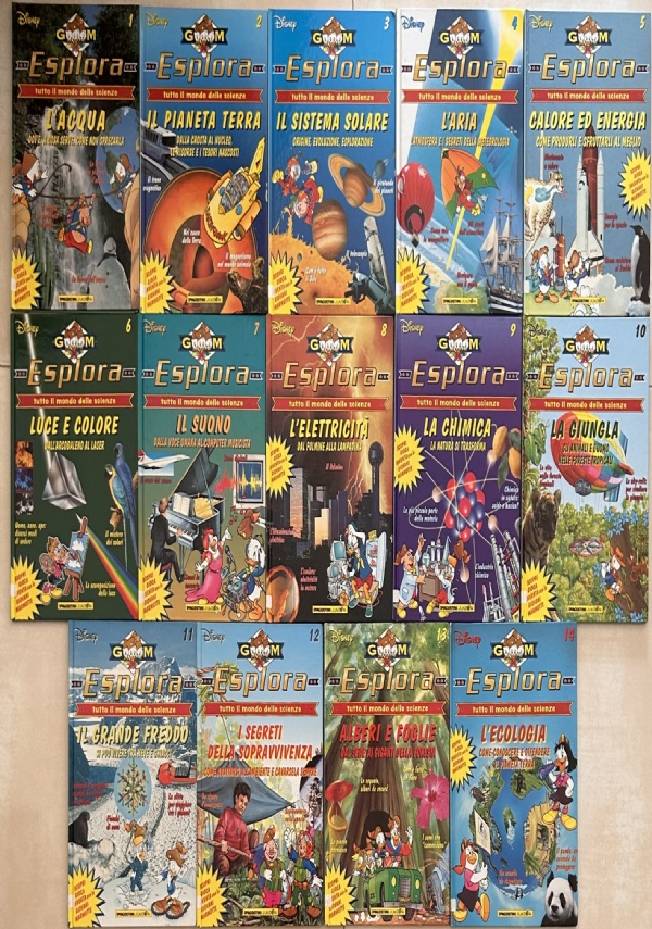GM ESPLORA TUTTO IL MONDO DELLE SCIENZE 1-14 di WALT DISNEY