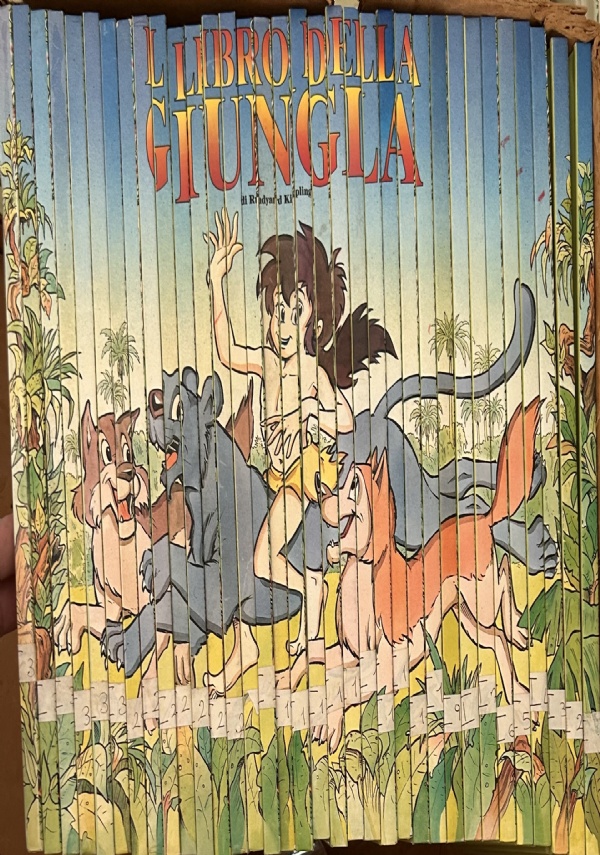 IL LIBRO DELLA GIUNGLA 1-11, 13-36 MANCA IL NUMERO 12 di RUDYARD KIPLING