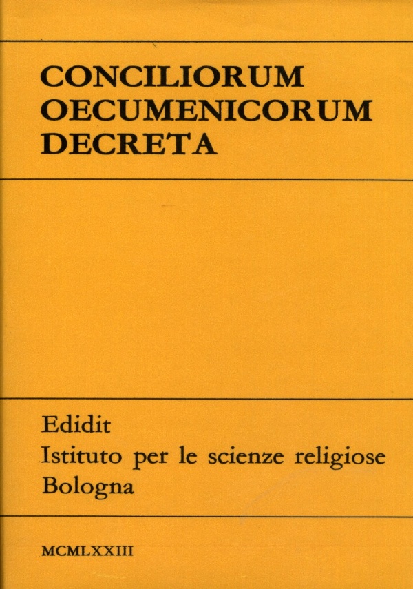 Enchiridion symbolorum definitionum et declarationum de rebus fidei et morum. Editio XXXIV di 