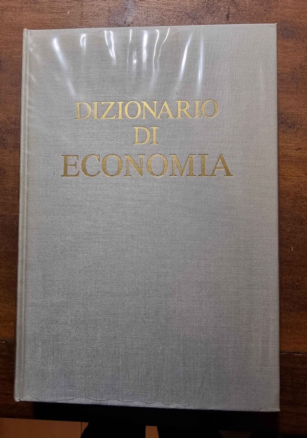 DIZIONARIO DI ECONOMIA DI S. RICOSSI di S. RICOSSI